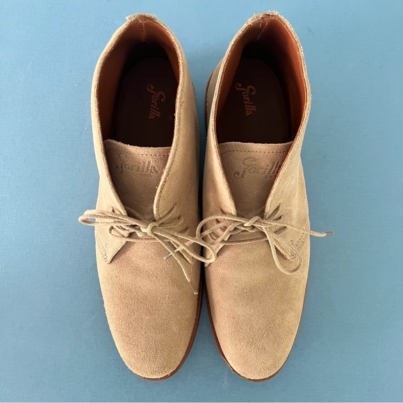 Gorilla USA Union Made Chukka Tan Suede Leather Dress Boots - Picture 7 of 12